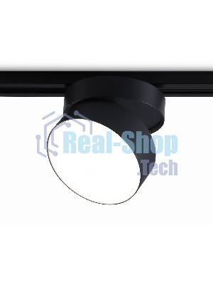 Трековый однофазный светодиодный светильник Ambrella light GL6879 BK черный LED 16W 4200K D115*90