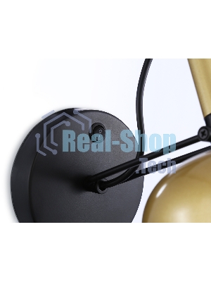 Светильник Ambrella light TR97102 GD/BK золото/черный E27 max 40W D130*223*273