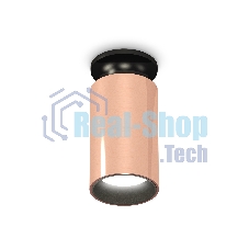 Светильник Ambrella Light XS6326101 PPG/PBK/SBK золото розовое полированное/черный полированный/черный песок MR16 GU5.3