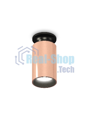 Светильник Ambrella Light XS6326101 PPG/PBK/SBK золото розовое полированное/черный полированный/черный песок MR16 GU5.3