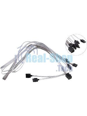 Кабель SuperMicro CBL-SAST-0556 HDmSAS-4xSATA 90/90/75/75cm