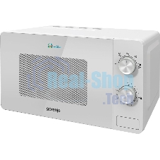 Микроволновая печь Gorenje MO20E1W2 белый, 20 л, 800 Вт, переключатели - поворотный механизм