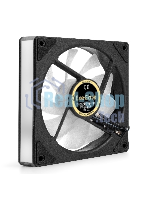 Вентилятор с подсветкой ExeGate EX12025H3P4PPRM-PWM.ARGb (120x120x25, ARGb, Hydraulic bearing (гидродинамический), 4pin + 3pin, 600-1800RPM, 26dBA)