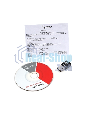 Сетевой двухдиапазонный Wi-Fi мини USB-адаптер Gembird 600 Мбит, USB, 802.11b/g/n/ac/а