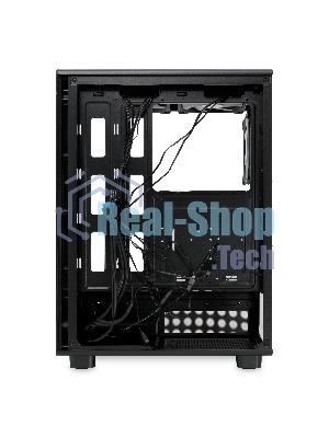 Компьютерный корпус HSPD F510, Panoramic Mid Tower, черный, TG, 0.5 SPCC, 3x120мм ARGb ATX, mATX, mITX 180/280/160мм 1x2.5