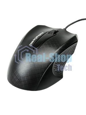 Мышь проводная Nakatomi MON-07U черный, 800 dpi, USB, кнопки - 3