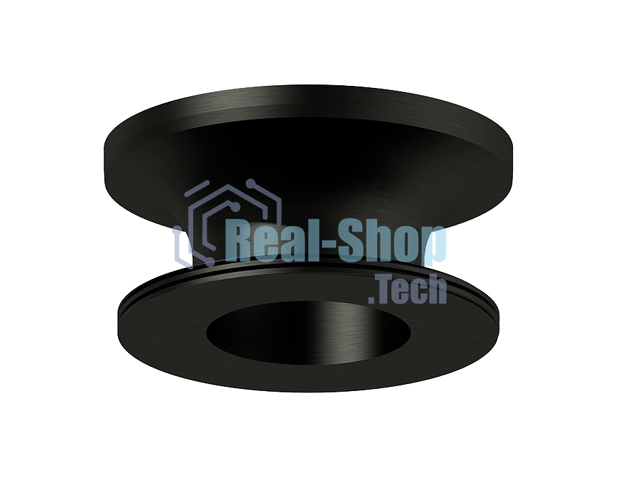 Насадка для корпуса светильника N6902 PBK черный полированный D60*H25mm Out20mm