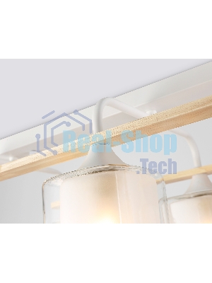 Светильник Ambrella light TR3033247/6 WH/WD белый/дерево E27/6 max 60W 580*340*245