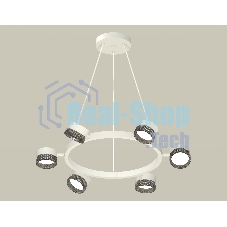 Светильник Ambrella light XB9191250/6 SWH/BK белый песок/тонированный GX53 (C9191, N8484)