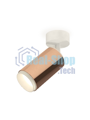 Светильник Ambrella Light XM6326002 PPG/SWH золото розовое полированное/белый песок MR16 GU5.3 (A2202, C6326, N6120)
