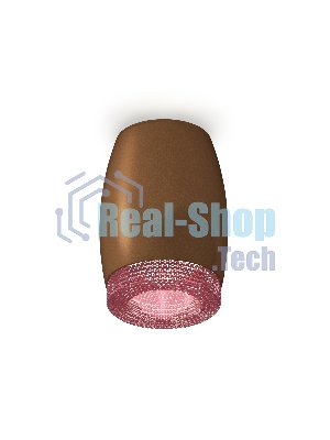 Светильник Ambrella Light XS1124010 SCF/PI кофе песок/розовый MR16 GU5.3 (C1124, N7193)