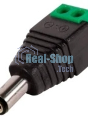 Разъем DC штекер питания с клеммной колодкой, под винт Adapter-HF