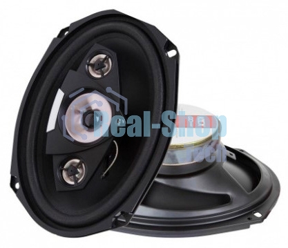 Колонки автомобильные Kicx DC 694MR 180Вт 90дБ 4Ом 16x24см (6x9дюйм) (ком.:2кол.) коаксиальные четырехполосные