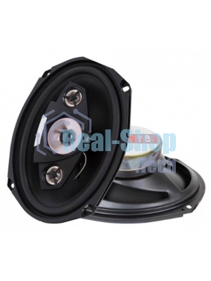 Колонки автомобильные Kicx DC 694MR 180Вт 90дБ 4Ом 16x24см (6x9дюйм) (ком.:2кол.) коаксиальные четырехполосные