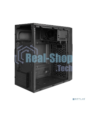 Компьютерный корпус Minitower ExeGate EX291141RUS BAA-105-01AAA400 (mATX, БП AAA400 с вент. 8см, 2*USB, аудио, черный)