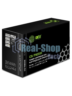 Картридж лазерный Cactus CS-TN2335 черный (1200 стр.) для Brother DCP L2500/L2520/L2540/L2560