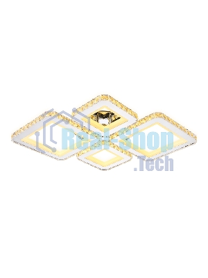 Потолочный светодиодный светильник Ambrella light FA1726/4 CH хром 3000K/4200K/6400K 108W 690*550*100 (ПДУ РАДИО 2.4G)