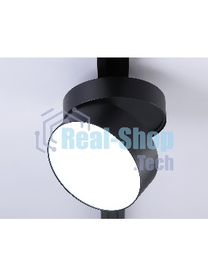 Трековый однофазный светодиодный светильник Ambrella light GL6879 BK черный LED 16W 4200K D115*90