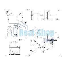Настенный светильник Ambrella light LH71335 CGD золото E14 max 40W 240*130*300