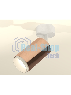 Светильник Ambrella Light XM6326002 PPG/SWH золото розовое полированное/белый песок MR16 GU5.3 (A2202, C6326, N6120)