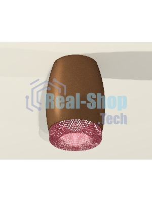 Светильник Ambrella Light XS1124010 SCF/PI кофе песок/розовый MR16 GU5.3 (C1124, N7193)