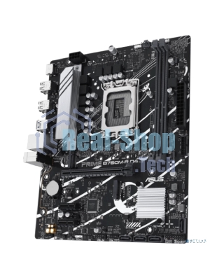 Материнская плата ASUS PRIME B760M-R D4, LGA 1700, Intel B760, 2xDDR4, 4xSATA, 2xM.2, 1xPCIe 4.0 x16, 1xPCIe x1, 1xHDMI, 1x 2.5Gb LAN, 4xUSB-A 2.0, 4xUSB-A 3.2 Gen 1, 3x3.5 мм, 7.1, mATX
