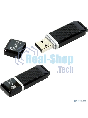 Флешка USB Smartbuy 32Gb,Smartbuy Quartz series черный (SB32GbQZ-K)