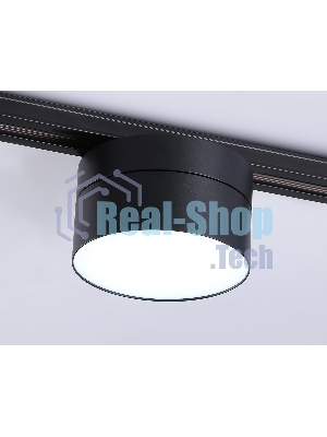 Трековый однофазный светодиодный светильник Ambrella light GL6879 BK черный LED 16W 4200K D115*90