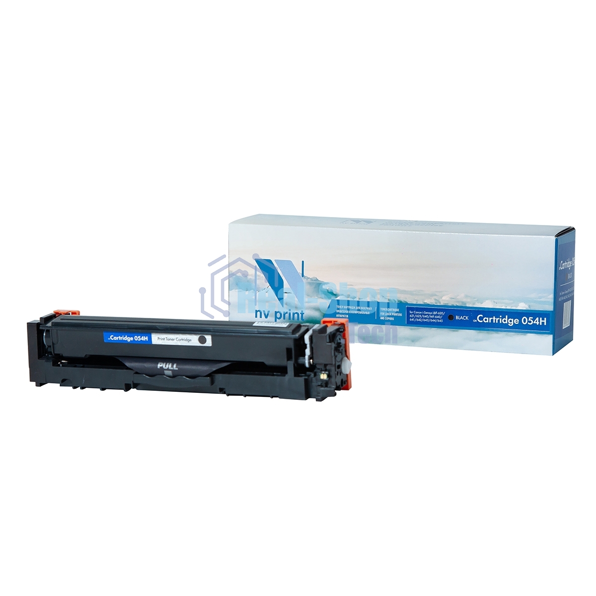 Картридж лазерный NVPrint совместимый NV-054H черный для Canon i-Sensys LBP-620/621/623/640/MF-640/641/642/643/644/645 (3100k)