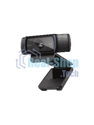Веб-камера Logitech C920 1920x1080, 30 кадр/с, USB Type-A, микрофон (2 шт, шумоподавление), автоматическая фокусировка, автоосвещение, универсальное крепление