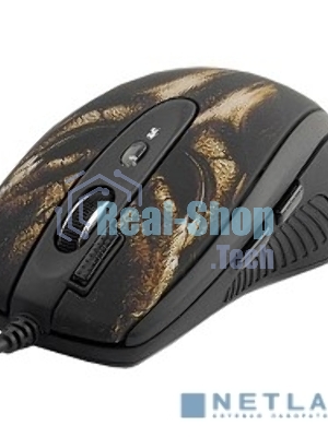 Мышь проводная A4Tech XL-750BH черный, 3600 dpi, USB, кнопки - 7