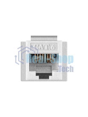 Модуль-вставка Keystone Jack RJ-45 ExeGate KJ-8P8C-U-C6-90-110 (Кат.6, неэкранированная, 90 градусов, IDC 110)
