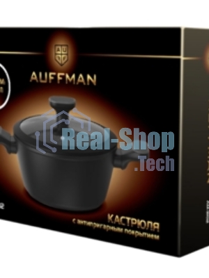 Кастрюля AUFFMAN AM-3102, объем 6,2 л с крышкой 28x11,5 см