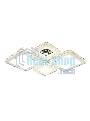 Потолочный светодиодный светильник Ambrella light FA1726/4 CH хром 3000K/4200K/6400K 108W 690*550*100 (ПДУ РАДИО 2.4G)