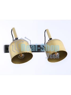 Светильник Ambrella light TR97106/2 GD/BK золото/черный E27*2 max 40W D130*223*273
