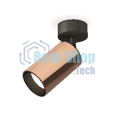 Светильник Ambrella Light XM6326020 PPG/SBK золото розовое полированное/черный песок MR16 GU5.3 (A2210, C6326, N6111)