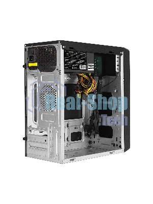 Компьютерный корпус Minitower ExeGate mEVO-7805-XP400 (mATX, БП XP400 с вент. 12см, 2*USB+1*USB 3.0, аудио, черный, с 2*RGb подсветкой)