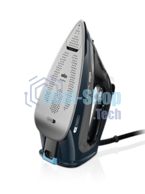 Утюг Braun SI9682DB черный/синий, 3200 Вт, 60 г/мин, 260 г/мин, 330 мл