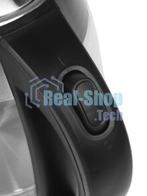 Чайник электрический Centek CT-0059 London, стекло, 1.8л, 2200Вт, LED-подсветка, отделка нерж.