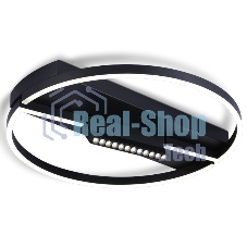 Светильник Ambrella light FL51460/1+1 BK черный  72W 3000K-6400K+4200K D600*110 (ПДУ РАДИО 2.4G)