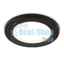 Светильник Ambrella light TN6632 BK черный IP44 GX53 D100*60