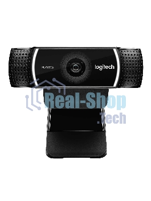 Веб-камера Logitech C922 Pro Stream 1920x1080, 30 кадр/с, USB Type-A, микрофон (2 шт, шумоподавление), автоматическая фокусировка, автоосвещение, универсальное крепление