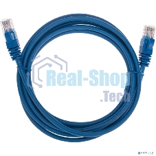 Патч-корд U/UTP Rexant cat.5e, RJ45-RJ45, 26AWG, ZH нг(А)-HF, синий, 2 м