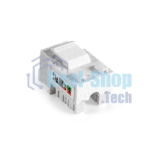 Модуль-вставка Keystone Jack RJ-45 ExeGate KJ-8P8C-U-C6-90-110 (Кат.6, неэкранированная, 90 градусов, IDC 110)