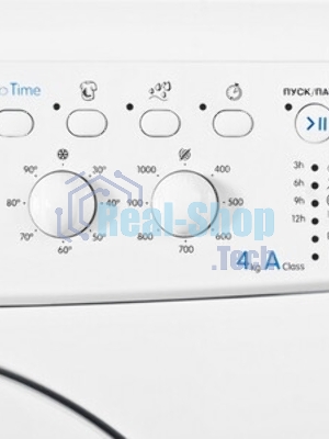 Стиральная машина Indesit MyTime EWUD 4105 BK CIS белый, загрузка фронтальная 4 кг, 1000 об/мин., класс: А