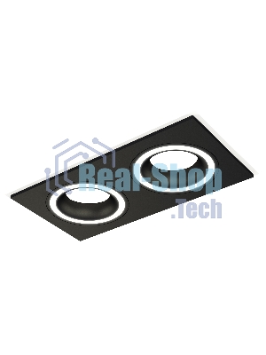 Комплект встраиваемого светильника Ambrella light XC7636040 SBK черный песок MR16 GU5.3 (C7636, N7111)