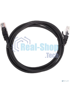 Патч-корд U/UTP Rexant CAT 5e, RJ45-RJ45, 26AWG, ZH нг(А)-HF, черный, 2 м