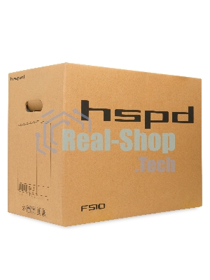 Компьютерный корпус HSPD F510, Panoramic Mid Tower, черный, TG, 0.5 SPCC, 3x120мм ARGb ATX, mATX, mITX 180/280/160мм 1x2.5