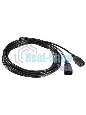 Кабель-удлинитель питания Buro IEC320-C13/IEC320-C14 5м
