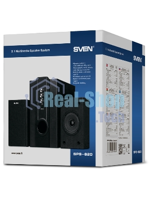 Акустическая система Sven SPS-820 2.1 черный 38Вт